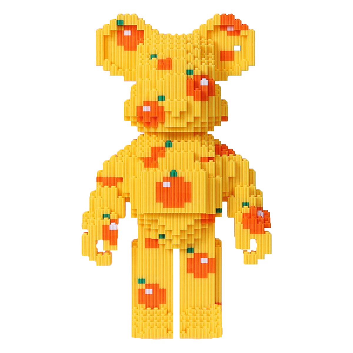 Teddy Blocks Orange Bear Micro Building Blocks Set(4180PCS)Gifts for collectors and enthusiasts