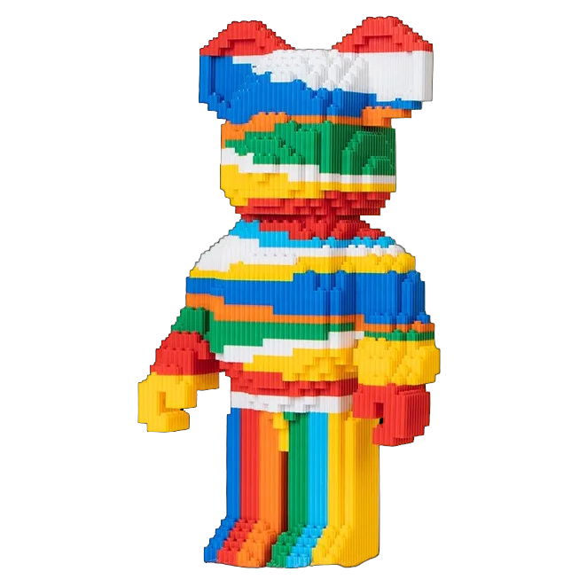 Colorful Bear Micro Building Blocks Set 4527 Pieces For Collectors And Enthusiasts Gift Idea