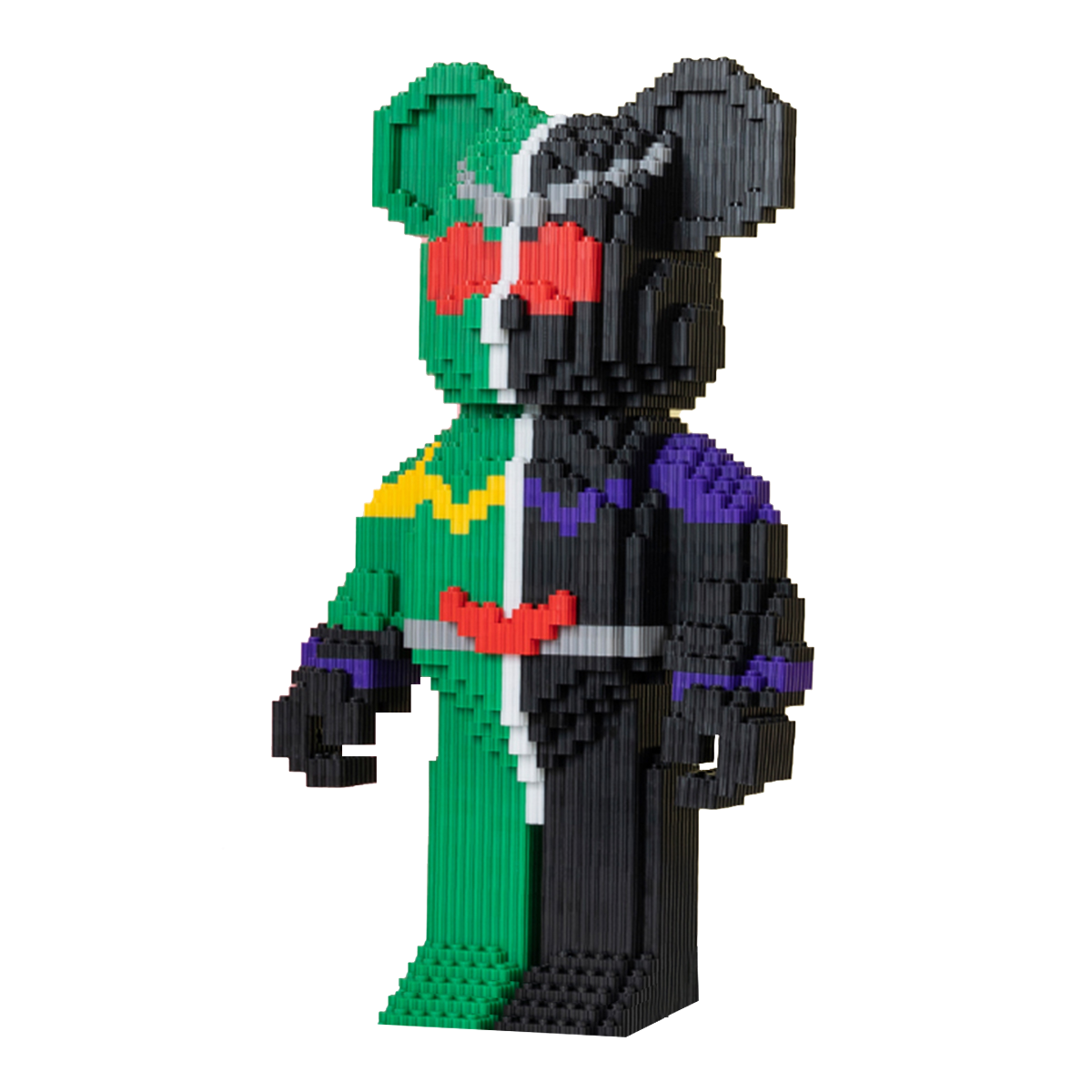 Teddy Blocks Knight Mask Bear Micro Building Blocks Set（4570PCS）Gifts for Collectors and Enthusiasts