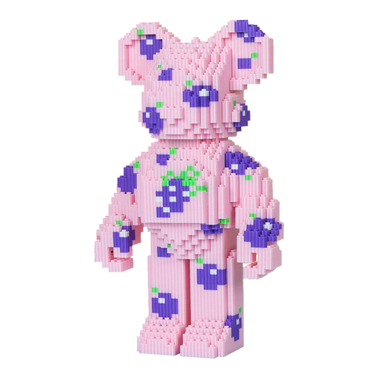 Teddy Blocks Grapes Bear Micro Building Blocks Set（4180PCS）Gifts for collectors and enthusiasts