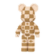 Teddy Blocks Brown Grid Bear Micro Building Blocks Set（3546PCS）Gifts for collectors and enthusiasts