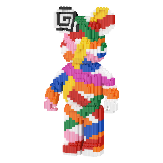 Teddy Blocks Colour Paint Bear Micro Building Blocks Set（3546PCS）Gifts for collectors and enthusiasts