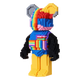 Teddy Blocks Handsome Black Arms Bear Micro Building Blocks Set（4180PCS）Gifts for collectors and enthusiasts